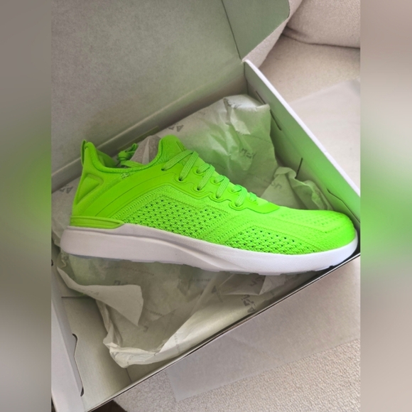NIB! APL, Women's Techloom Tracer, Green/White/Clear, Size 8, MSRP $280 - Picture 1 of 6